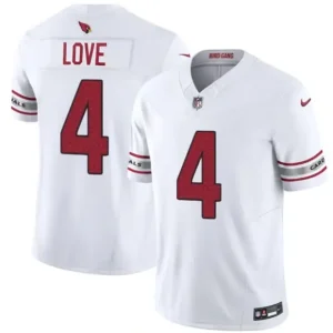 Arizona Cardinals #4 Jeremiyah Love White 2026 F.U.S.E. Vapor Untouchable Limited Jersey