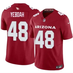Arizona Cardinals #48 Kenny Yeboah Red 2026 F.U.S.E. Vapor Untouchable Limited Jersey