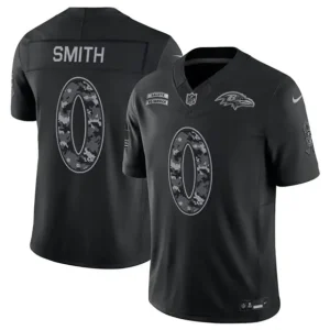 Baltimore Ravens #0 Roquan Smith Black F.U.S.E. 2026 Salute to Service Limited Jersey