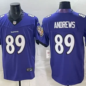 Baltimore Ravens #89 Mark Andrews Purple 2026 F.U.S.E. Vapor Limited Jersey