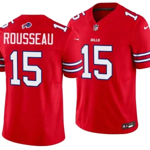 Buffalo Bills #15 Gregory Rousseau Red 2026 F.U.S.E.Vapor Untouchable Limited Jersey