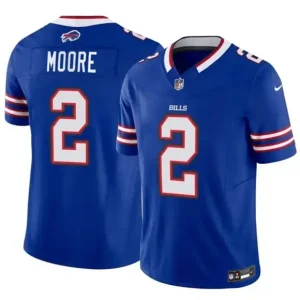 Buffalo Bills #2 D.J. Moore Royal 2026 F.U.S.E. Vapor Untouchable Limited Jersey