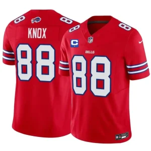 Buffalo Bills #88 Dawson Knox Red 2026 F.U.S.E. With 1-Star C Patch Vapor Untouchable Limited Jersey