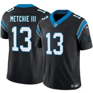 Carolina Panthers #13 John Metchie III Black 2026 F.U.S.E. Vapor Limited Jersey