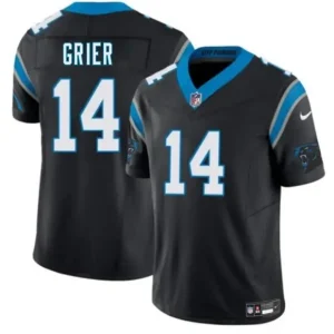 Carolina Panthers #14 Will Grier Black 2026 F.U.S.E. Vapor Limited Jersey