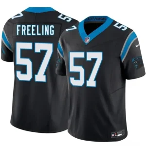 Carolina Panthers #57 Monroe Freeling Black 2026 F.U.S.E. Vapor Limited Jersey