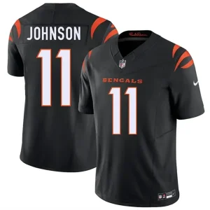 Cincinnati Bengals #11 Josh Johnson Black 2026 F.U.S.E. Vapor Untouchable Limited Jersey