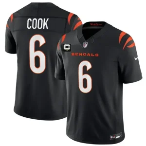 Cincinnati Bengals #6 Bryan Cook Black 2026 F.U.S.E. 1-Star C Patch Vapor Untouchable Limited Jersey