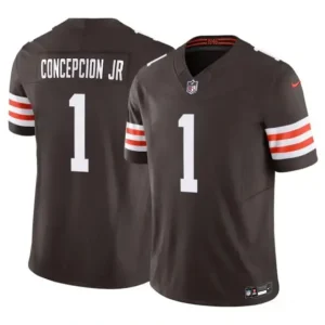 Cleveland Browns #1 KC Concepcion Jr Brown 1946 Collection F.U.S.E. Vapor Limited Jersey