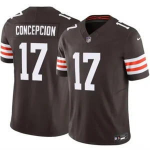 Cleveland Browns #17 KC Concepcion Brown 2026 F.U.S.E. Vapor Limited Jersey
