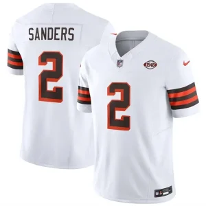 Cleveland Browns #2 Shedeur Sanders White1946 Collection F.U.S.E. Vapor Limited Jersey