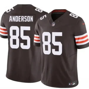 Cleveland Browns #85 Aaron Anderson Brown 2026 F.U.S.E. Vapor Limited Jersey