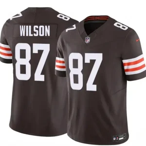 Cleveland Browns #87 Kole Wilson Brown 2026 F.U.S.E. Vapor Limited Jersey
