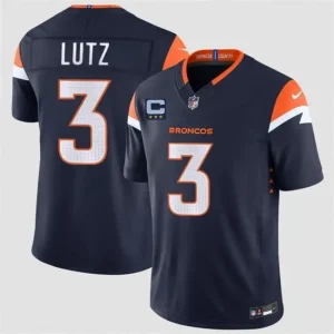 Denver Broncos #3 Wil Lutz Navy 2026 F.U.S.E. With 3-Star C Patch Vapor Limited Jersey