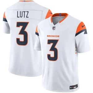 Denver Broncos #3 Wil Lutz White 2026 F.U.S.E. Vapor Limited Jersey