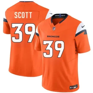 Denver Broncos #39 Miles Scott Orange 2026 F.U.S.E. Vapor Limited Jersey