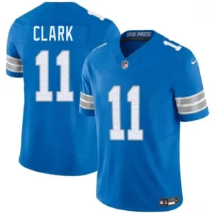 Detroit Lions #11 Damone Clark Blue 2026 F.U.S.E. Vapor Limited Jersey