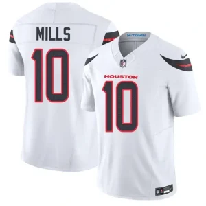 Houston Texans #10 Davis Mills White 2026 F.U.S.E. Vapor Limited Jersey