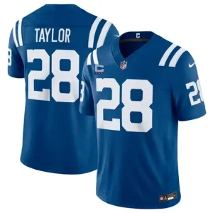 Indianapolis Colts #28 Jonathan Taylor Blue 2026 F.U.S.E. With 4-Star C Patch Limited Jersey