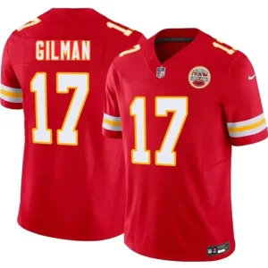Kansas City Chiefs #17 Alohi Gilman Red 2026 F.U.S.E. Vapor Untouchable Limited Jersey