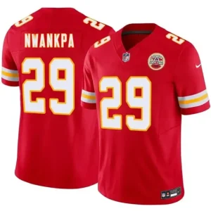Kansas City Chiefs #29 Xavier Nwankpa Red 2026 F.U.S.E. Vapor Untouchable Limited Jersey