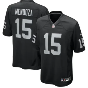 Las Vegas Raiders #15 Fernando Mendoza Black 2026 Jersey