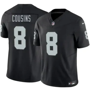 Las Vegas Raiders #8 Kirk Cousins Black 2026 F.U.S.E. Vapor Untouchable Limited Jersey