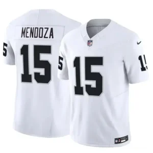 Las Vegas Raiders #15 Fernando Mendoza White 2026 F.U.S.E. Vapor Untouchable Limited Jersey