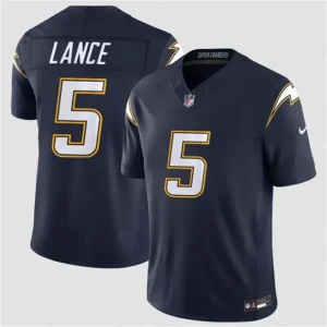Los Angeles Chargers #5 Trey Lance Navy 2026 F.U.S.E. Alternate Vapor Limited Jersey