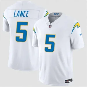 Los Angeles Chargers #5 Trey Lance White 2026 F.U.S.E. Vapor Limited Jersey