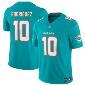 Miami Dolphins #10 Jacob Rodriguez Aqua 2026 F.U.S.E. Vapor Limited Jersey